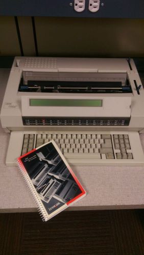 IBM Wheelwriter 3500 by Lexmark Electric Typewriter W/ manual