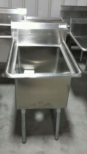 New John Boos 1 Compartment Sink With 18&#034;x 24&#034;x 14&#034; Bowl