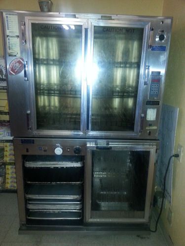 Three tier convection oven with proofer