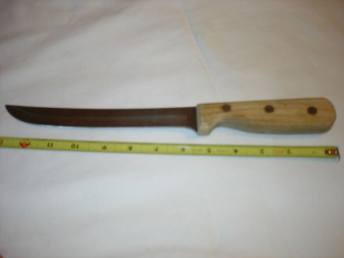 L@@K .... Old Colony 13&#034; Knife WOOD HANDLE CARVER....GREAT
