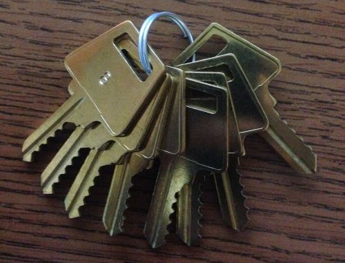 American AM3 Padlock Depth Keys Brass Space Keys