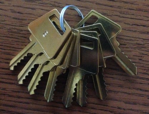 American AM3 Padlock Depth Keys Brass Space Keys