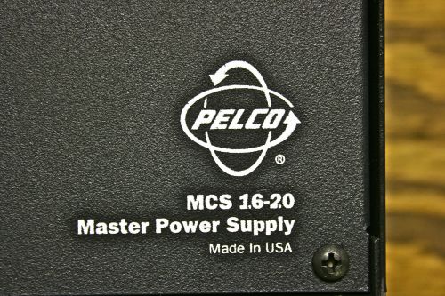 Pelco Video Camera Power Supply  MCS 16-20