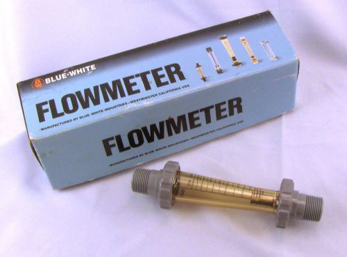 Blue-white flow meter f-44750lh-12 for sale