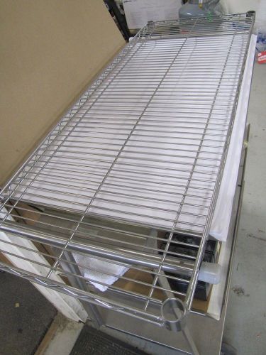 Commercial Kitchen Chrome Plated Wire Shelf 18 x 24 Metro Style NSF