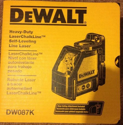 DEWALT DW087K Horizontal and Vertical Self-Leveling Line Laser