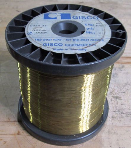 Gisco EDM Wire, CuZn 37, .2mm / .008&#034;