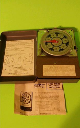 AMF Paragon 7008-0 Timer 7 Day Calendar Dial Time Switch Control 4 pole 40 amp