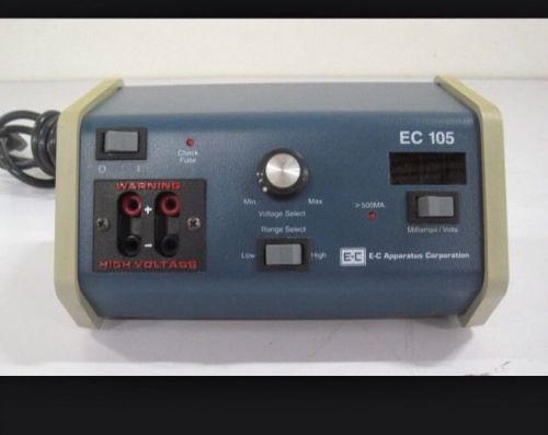 EC APPARATUS EC105 / FB-105 ELECTROPHORESIS  POWER SUPPLY
