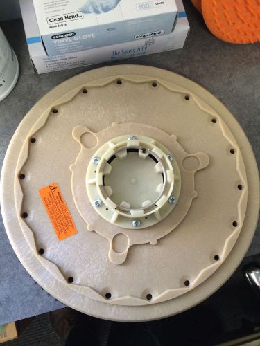 Malish 18&#034; Poly Brush with G-100 Clutch Plate for Clarke Autoscrubbers