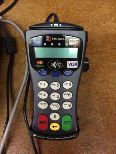 First Data FD-30 PIN Pad w/ Card Reader &amp; USB Cable  PRE-OWNED