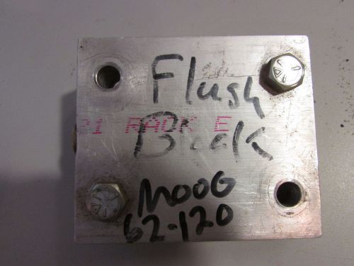 MOOG 62-120 Flushing Block for Servo Valve