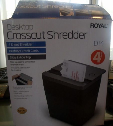 royal dt4 desktop shredder