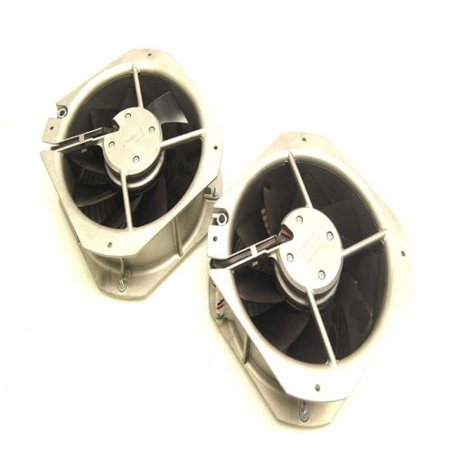 Lot of 2 ebm papst w2e200-hh38-01 ball bearings axial fans 225mm 230vac for sale