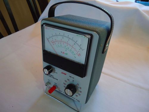 Vintage Sanwa Electronic Millivoltmeter VM-51 GREAT SHAPE Volt Meter