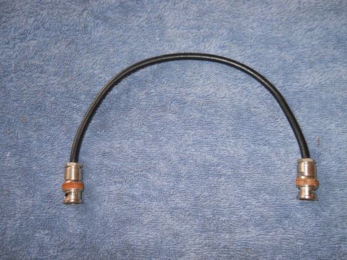 RF Test Patch Cable BNC Male Plug -to- BNC Male Plug, RG223/U, 50 Ohms, 6&#034; Long