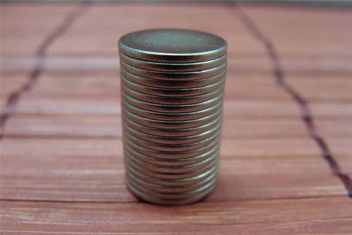 Strong Rare-Earth RE Magnets. 20 pack. (12mm x 1mm). USA Seller.