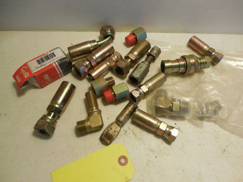 HYDRAULIC HOSE FITTINGS LOT OF MIXED. SN1-C