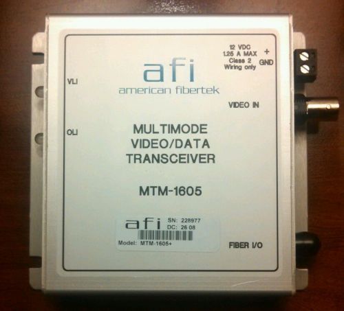 AMERICAN FIBERTEK MTM-1605 MM video transmitter module