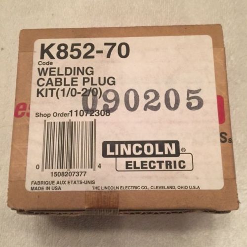 Lincoln welding cable plug kit k852-70 for sale