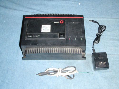 Lucent Magic on Hold system (music or Ad on hold unit) with power supply &amp; tape