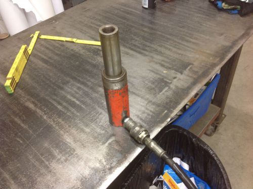 Spx power team  10 ton x 4&#034; stroke hydraulic cylinder used - free shipping for sale