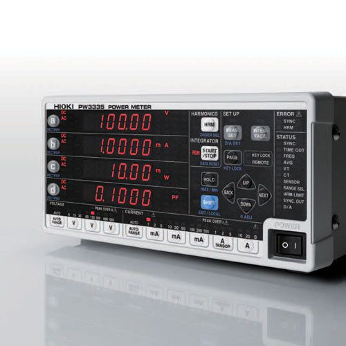 Hioki PW3335-03 Single-Phase AC/DC Power Meter, RS-232C, Sensor output