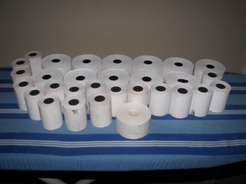 30 Count 2 1/4&#034; Cash Register &amp; Adding Machine Paper Rolls