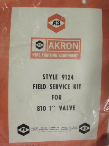 Fire Engine Akron 9124 Field Service Kit for 810 1&#034; Valve