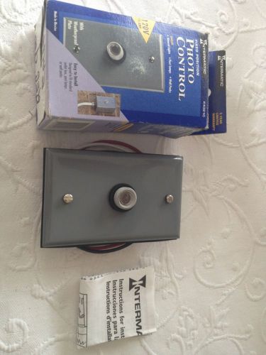 New - Intermatic K4321C 120-Volt Fixed Position Photo Control with Wall Plate