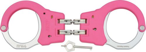 PINK TACTICAL HANDCUFFS ASP IDENTIFIER TACTICAL HANDCUFFS PINK ONE KEY, RESTRICT