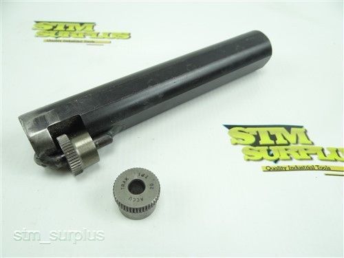 SHOP BUILT KNURLING TOOL 1&#034; SHANK W/ ACUU TRACK KNURLS