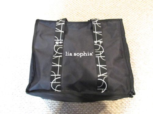 Lia Sophia Jewelry Carrying Case - Black/White Large