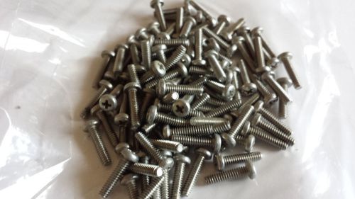 Stainless Steel Phillips Pan Head Machine Screw 4/40 x 1/2&#034; Qty-105