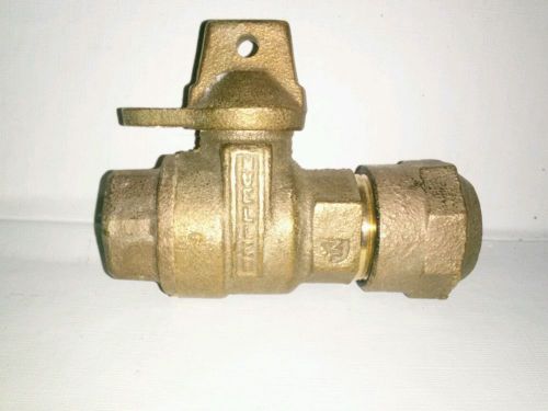 Mueller  high pressure gas curb brass plug valves 3/4&#034; new surplus for sale