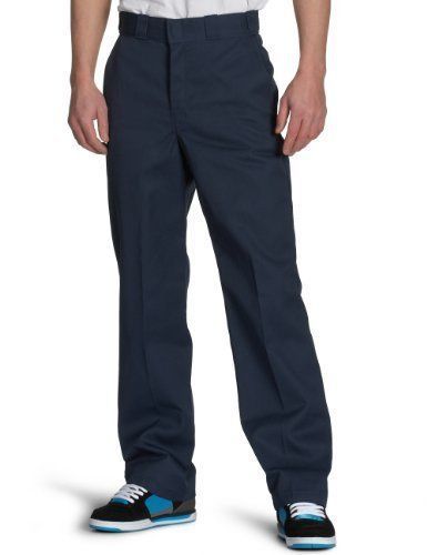 Work Pants, Poly/Cotton Twill, Navy, 30x30 [Sports Apparel]