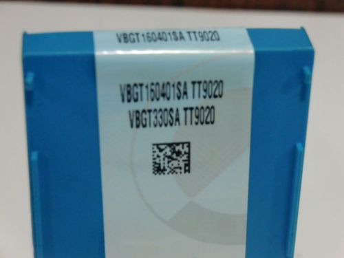 INGERSOLL Carbide Turning Insert, VBGT 160401SA TT9020 10pc