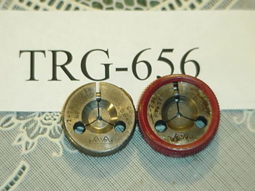 Thread Ring Gage Set 1-72 NO &amp; NOGO TRG-656