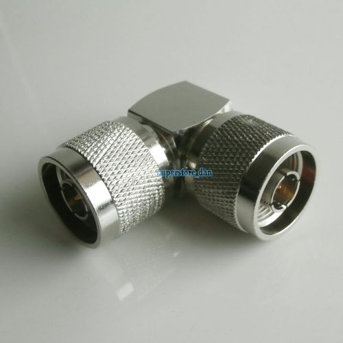 10Pcs N male to N male plug right angle in series RF adapter connector