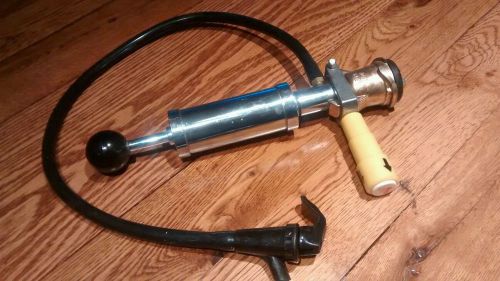 Micro Matic Party Beer Keg Tap, Pump, &amp; Spout Yellow Handle