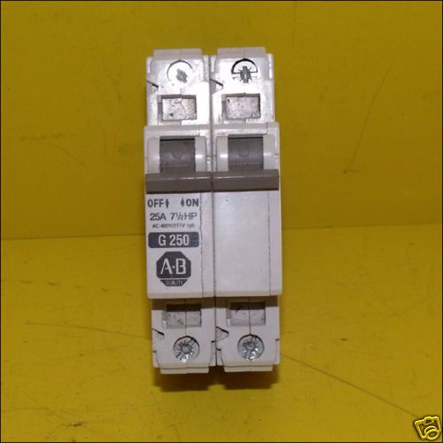 Allen bradley 1492-cb2 circuit breaker g250-7 1/2 hp for sale
