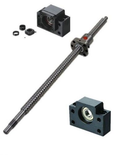 Anti Backlask Ballscrew SFU1605-L1000mm with ballnut+end machining+1set BK/BF12