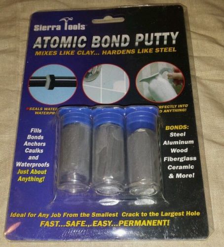 Atomic Bond Putty Bonds Steel Aluminum Wood Fiberglass Ceramic Fill Anchor (lh1)