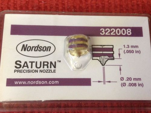 NORDSON - SATURN - Precision Nozzle, - Part # 322008 - NEW