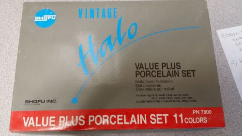 Vintago Halo (Red Box) - Value Plus Porcelain Set PN7360 - 11 Colors