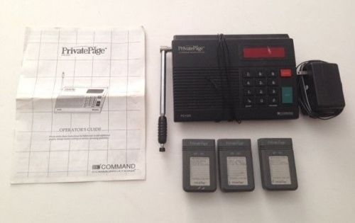 Command Communications PrivatePage PS1000 Base System Private Page with Pagers