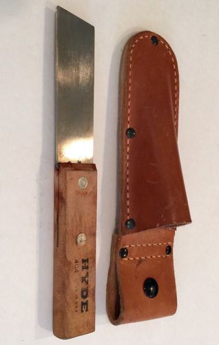 Hyde tools 404 leather working hacking knife sheath usa fixed blade for sale
