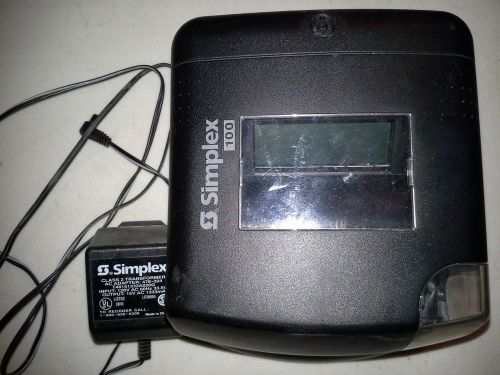 SIMPLEX 100 - EMPLOYEE TIME CLOCK AND / OR TIME STAMP.. 1603-9101 BLACK..