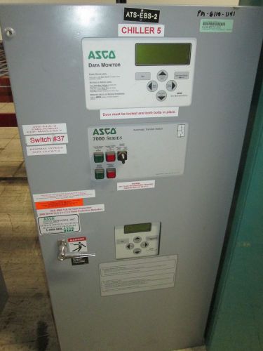 ASCO 7000 Series Automatic Transfer Switch E7ATSA3400N5XC 400A 480/277Y 3P Used