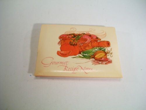 Vintage Set of Gourmet Recipe Greeting Notecards Original w/ Envelopes
